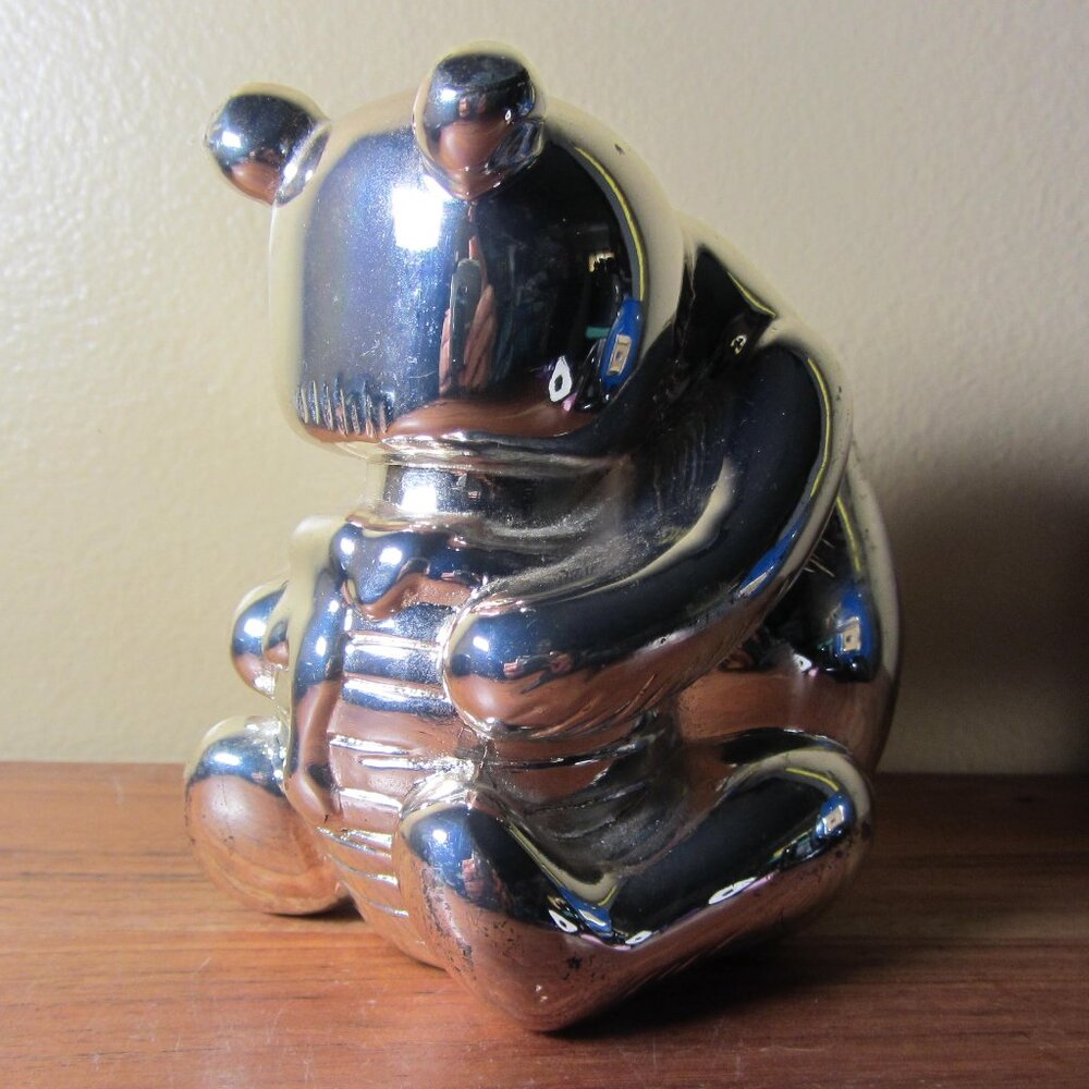 Silver Plate Winnie the Pooh Bank vintage Lunt (W4574)